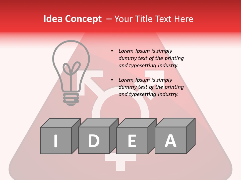 Concept Accident Female PowerPoint Template