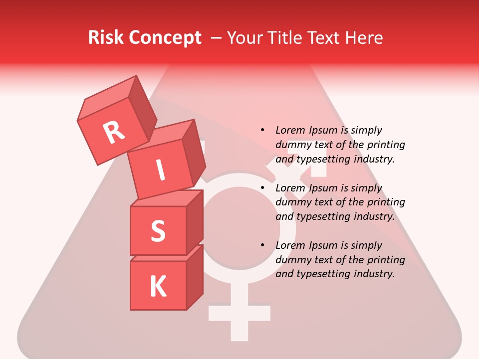 Concept Accident Female PowerPoint Template