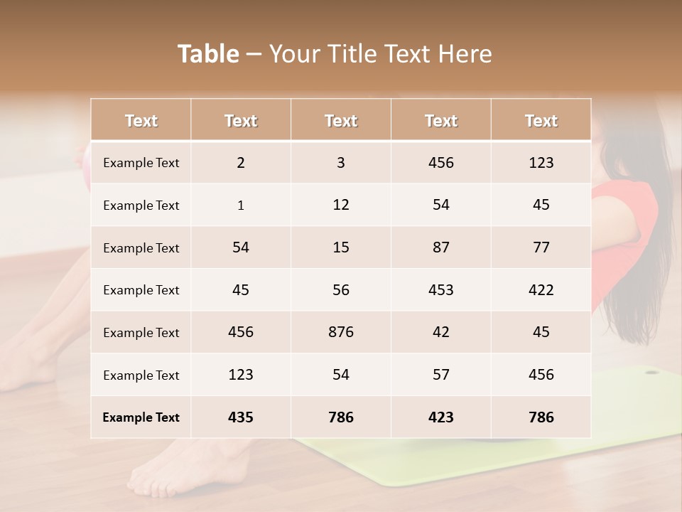 A Couple Of Women Sitting On Top Of Yoga Mats PowerPoint Template