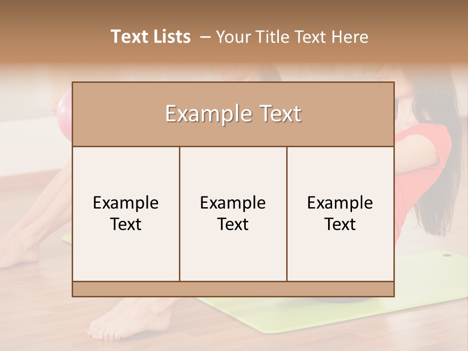 A Couple Of Women Sitting On Top Of Yoga Mats PowerPoint Template