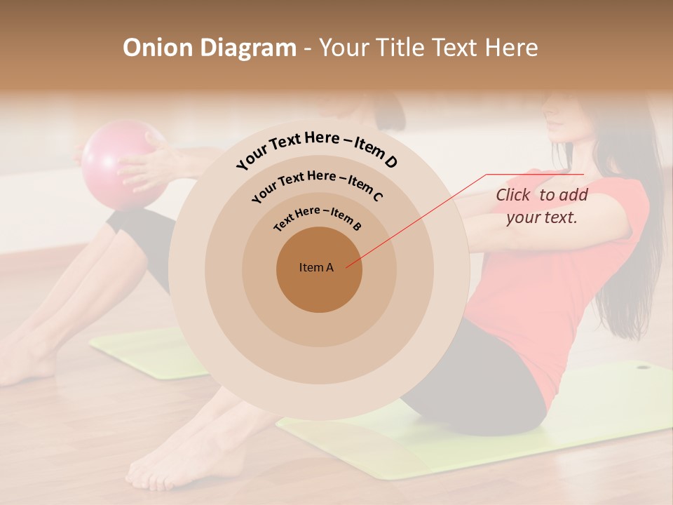 A Couple Of Women Sitting On Top Of Yoga Mats PowerPoint Template