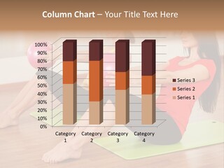 A Couple Of Women Sitting On Top Of Yoga Mats PowerPoint Template