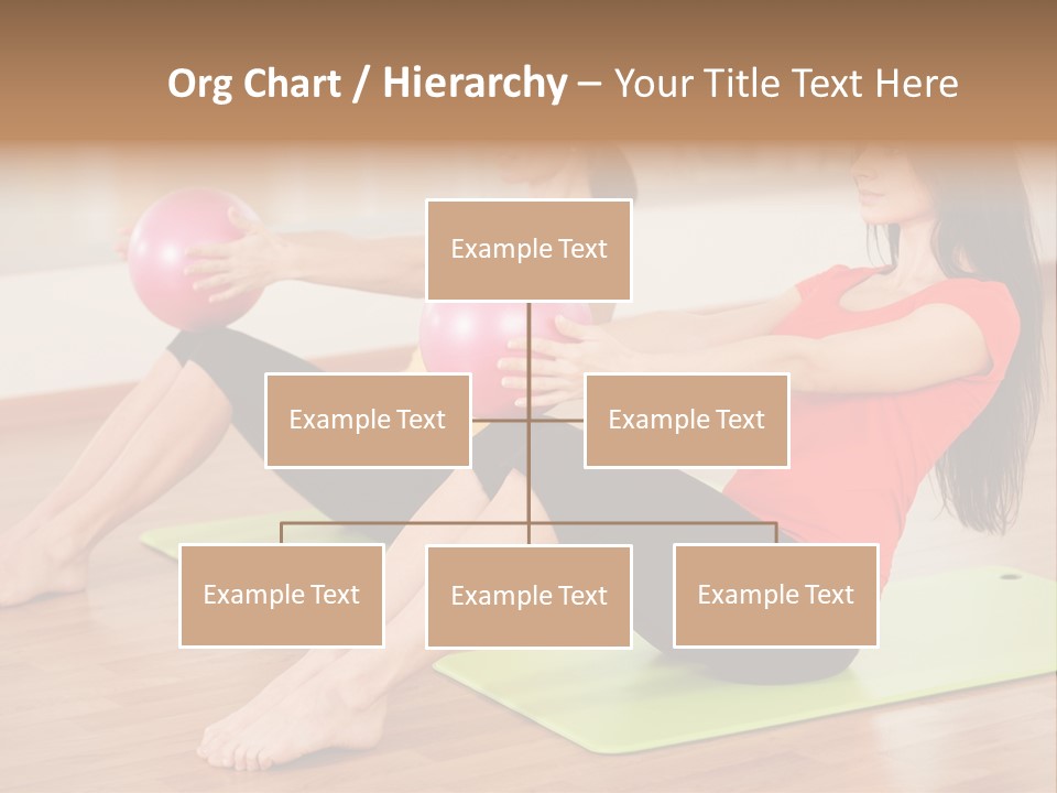 A Couple Of Women Sitting On Top Of Yoga Mats PowerPoint Template