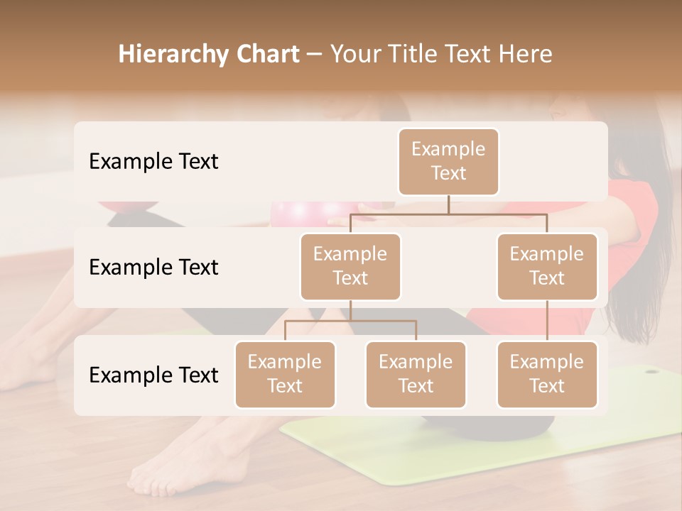 A Couple Of Women Sitting On Top Of Yoga Mats PowerPoint Template