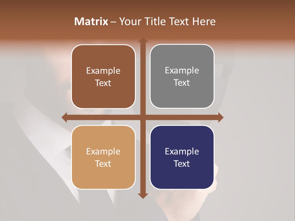 Businessman Confidential Industrial PowerPoint Template
