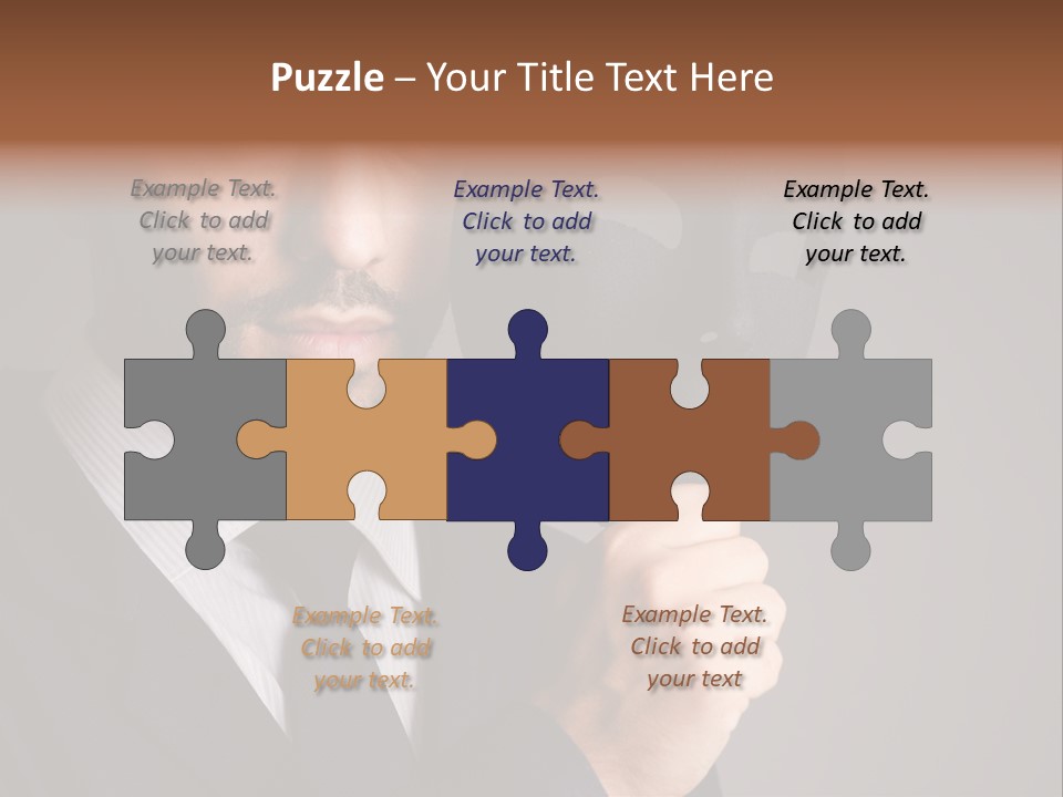 Businessman Confidential Industrial PowerPoint Template