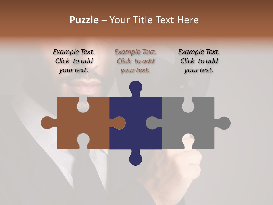 Businessman Confidential Industrial PowerPoint Template