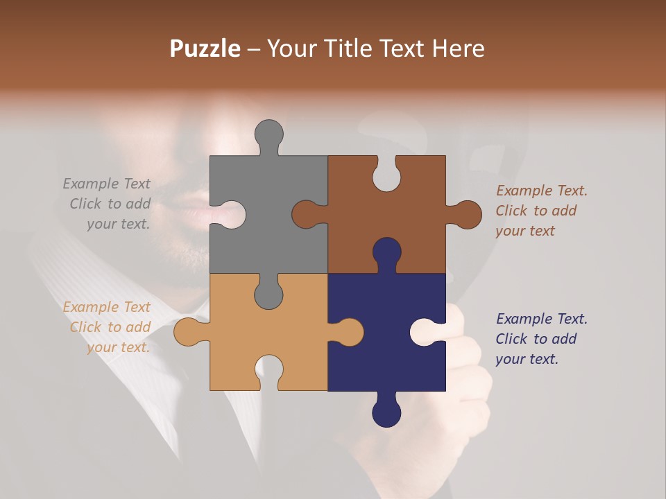 Businessman Confidential Industrial PowerPoint Template