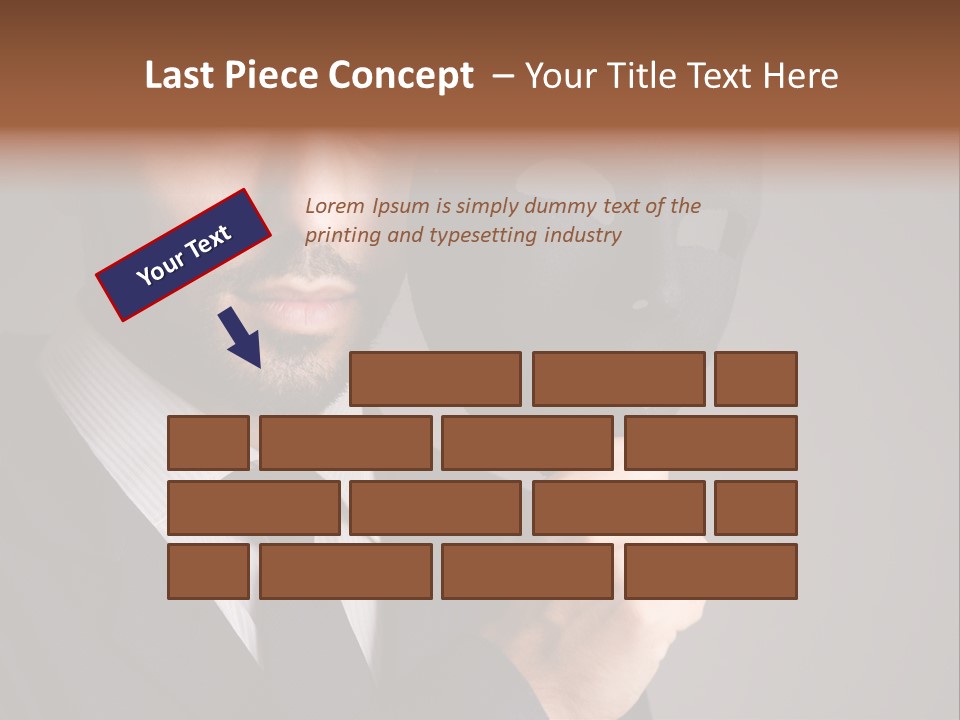 Businessman Confidential Industrial PowerPoint Template