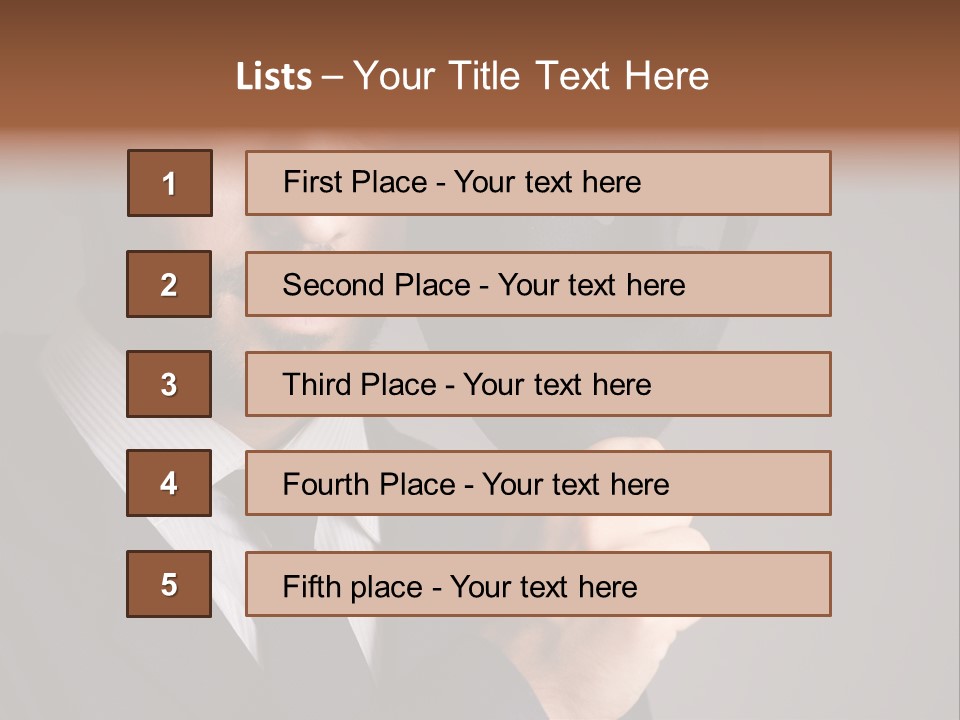Businessman Confidential Industrial PowerPoint Template