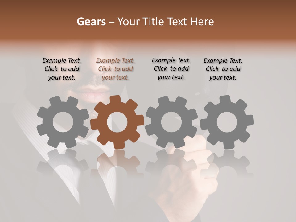 Businessman Confidential Industrial PowerPoint Template