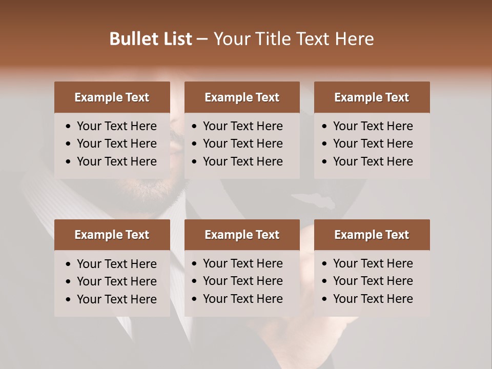 Businessman Confidential Industrial PowerPoint Template