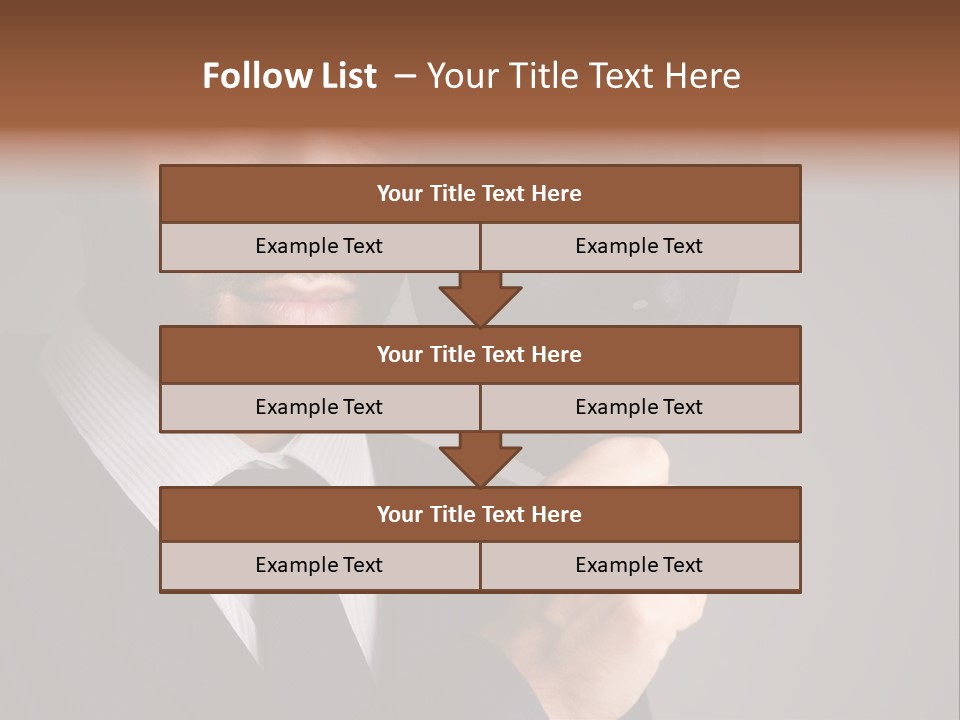 Businessman Confidential Industrial PowerPoint Template