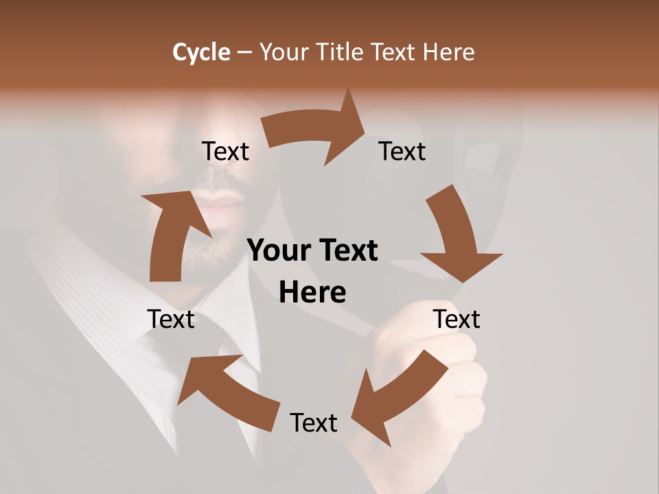 Businessman Confidential Industrial PowerPoint Template