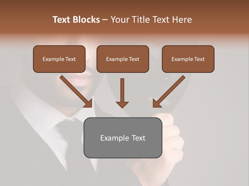 Businessman Confidential Industrial PowerPoint Template
