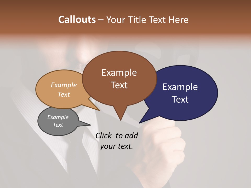 Businessman Confidential Industrial PowerPoint Template