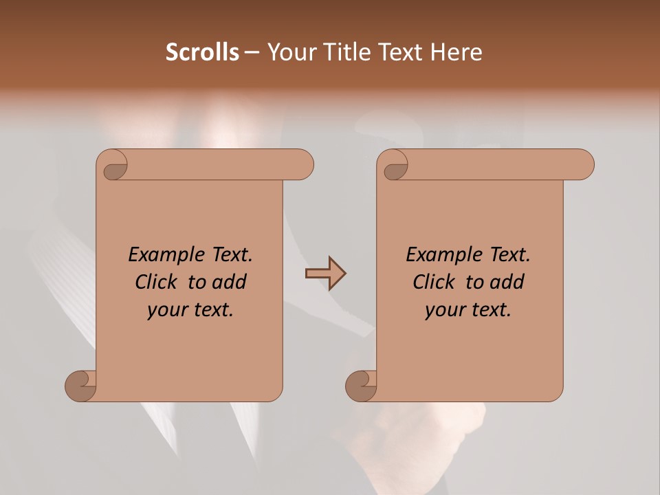 Businessman Confidential Industrial PowerPoint Template