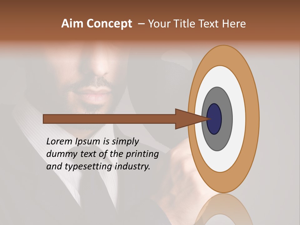 Businessman Confidential Industrial PowerPoint Template