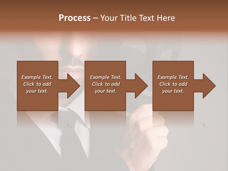 Businessman Confidential Industrial PowerPoint Template