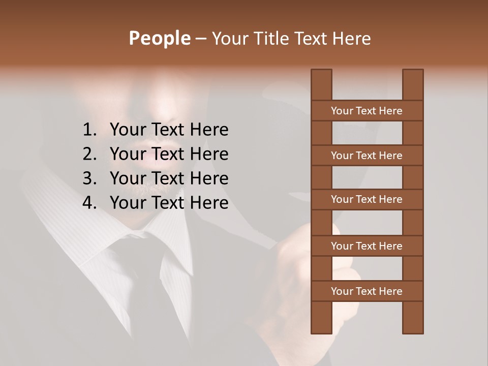 Businessman Confidential Industrial PowerPoint Template
