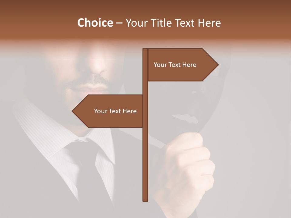 Businessman Confidential Industrial PowerPoint Template