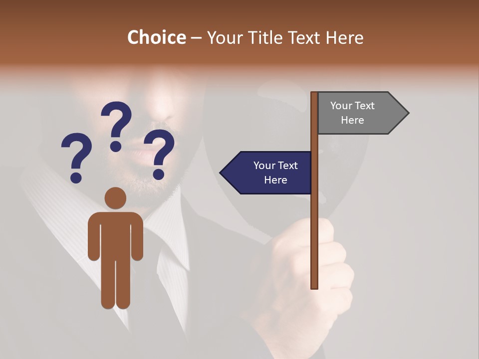 Businessman Confidential Industrial PowerPoint Template