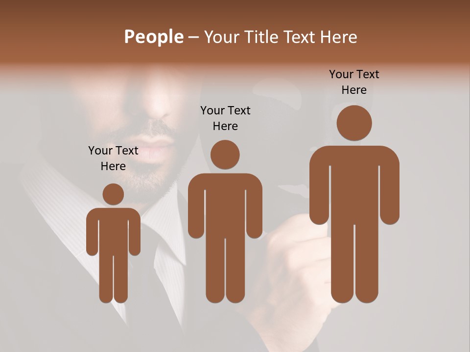 Businessman Confidential Industrial PowerPoint Template