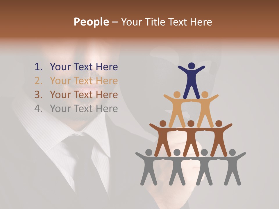 Businessman Confidential Industrial PowerPoint Template