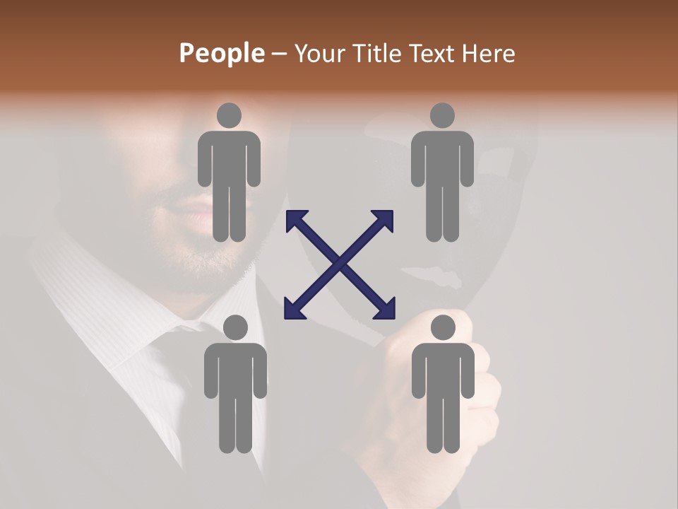 Businessman Confidential Industrial PowerPoint Template