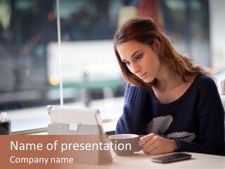 Person One Candid PowerPoint Template