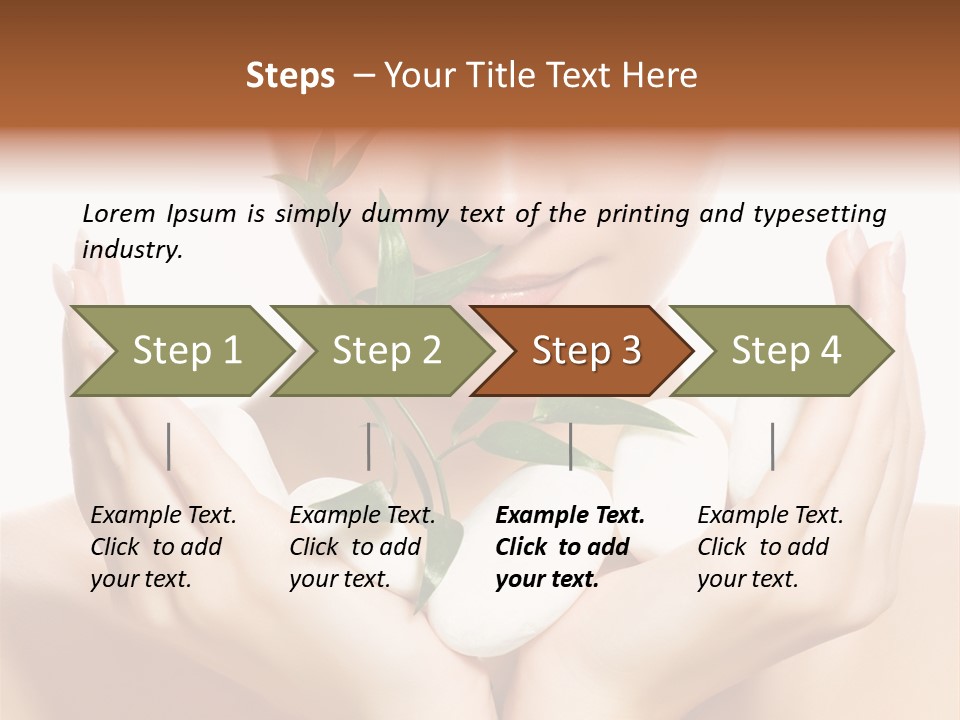 Small Nature Floral PowerPoint Template