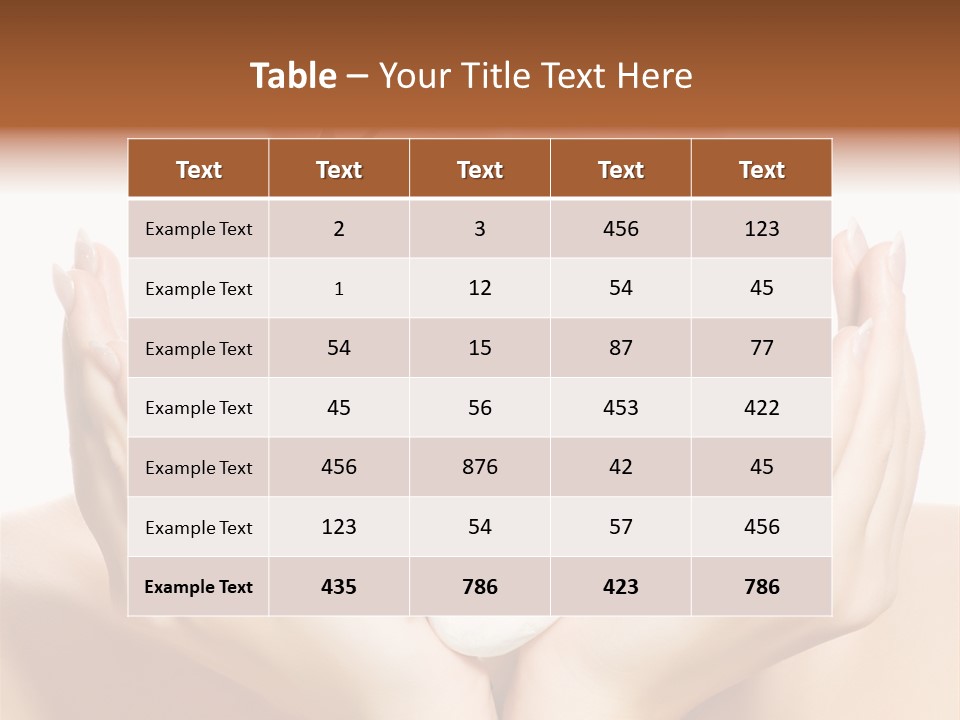 Small Nature Floral PowerPoint Template