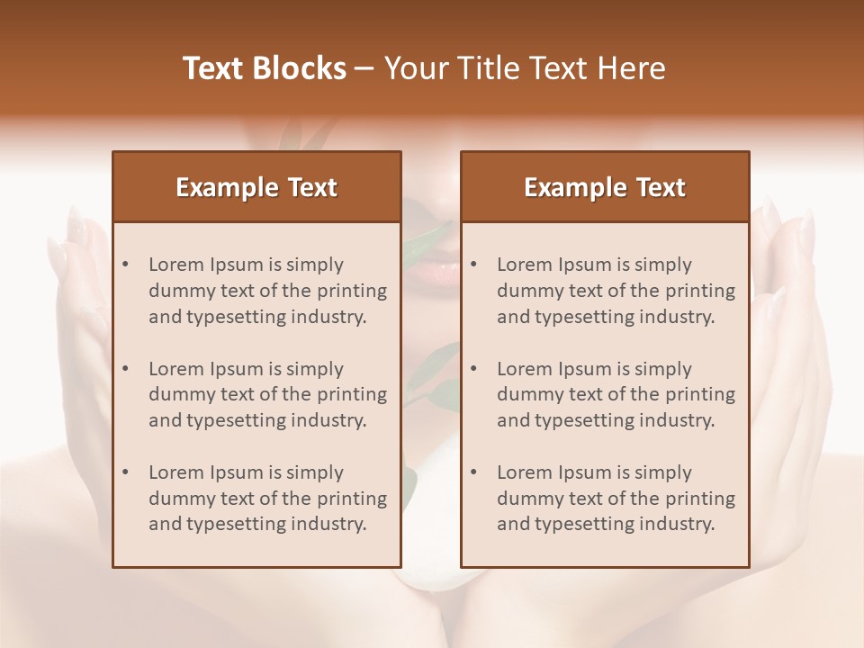 Small Nature Floral PowerPoint Template