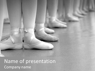 Ballet Human Practice PowerPoint Template