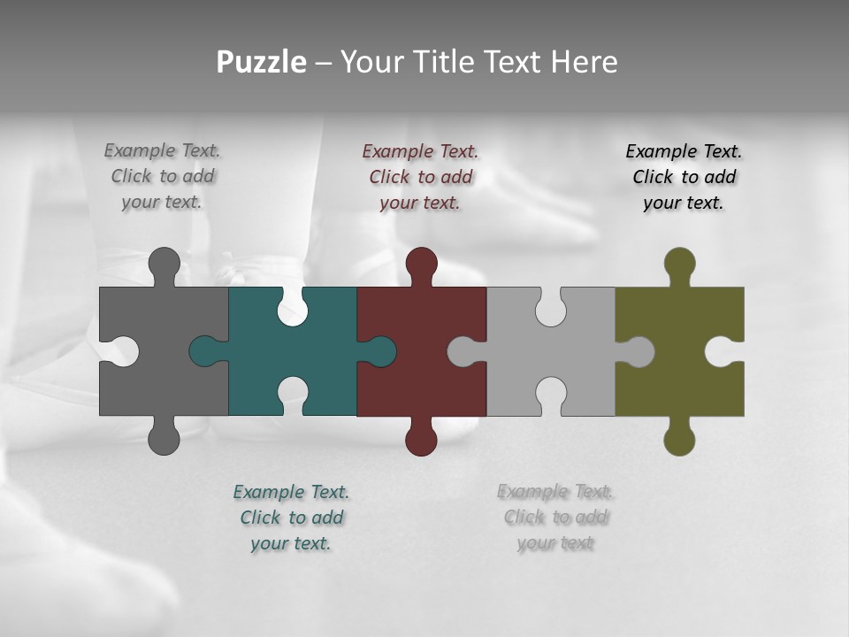 Ballet Human Practice PowerPoint Template