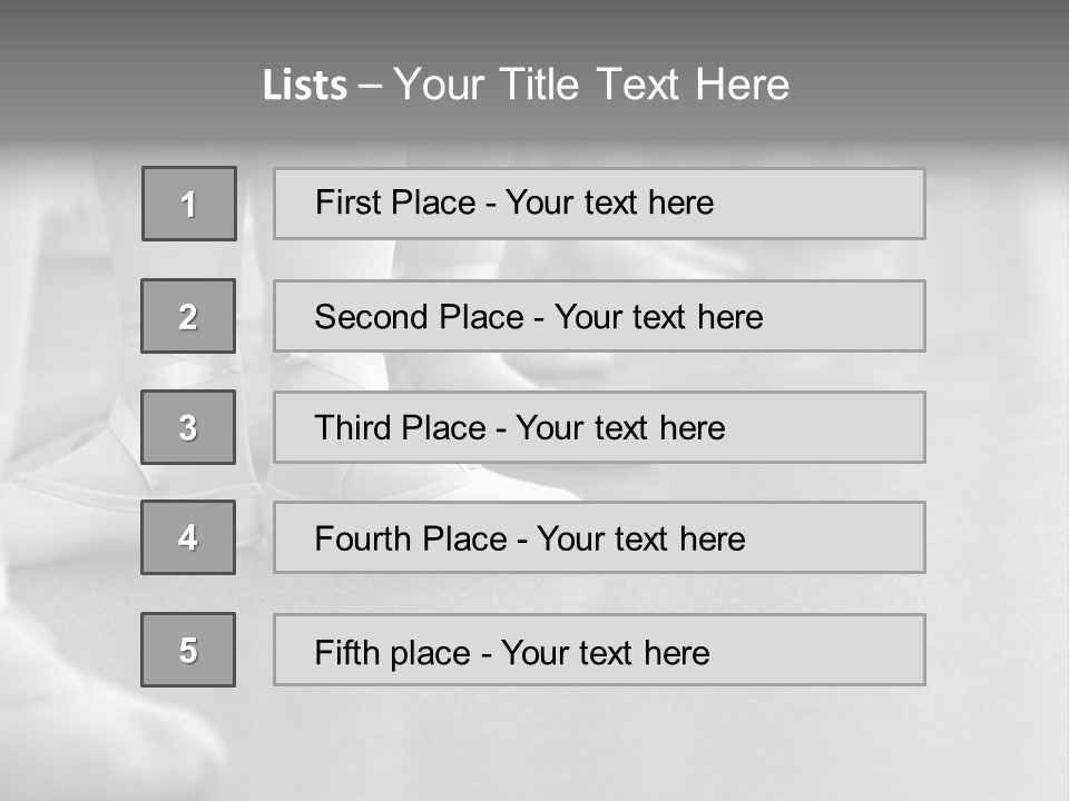 Ballet Human Practice PowerPoint Template