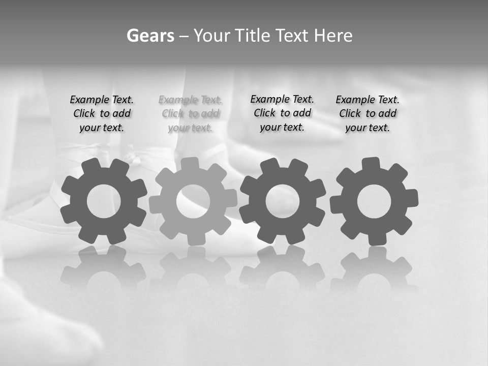 Ballet Human Practice PowerPoint Template