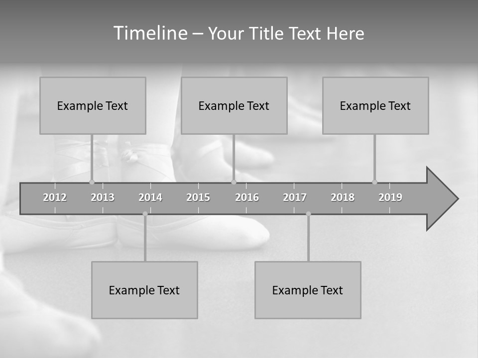 Ballet Human Practice PowerPoint Template
