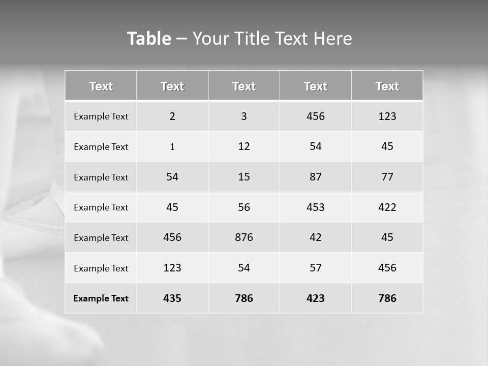 Ballet Human Practice PowerPoint Template