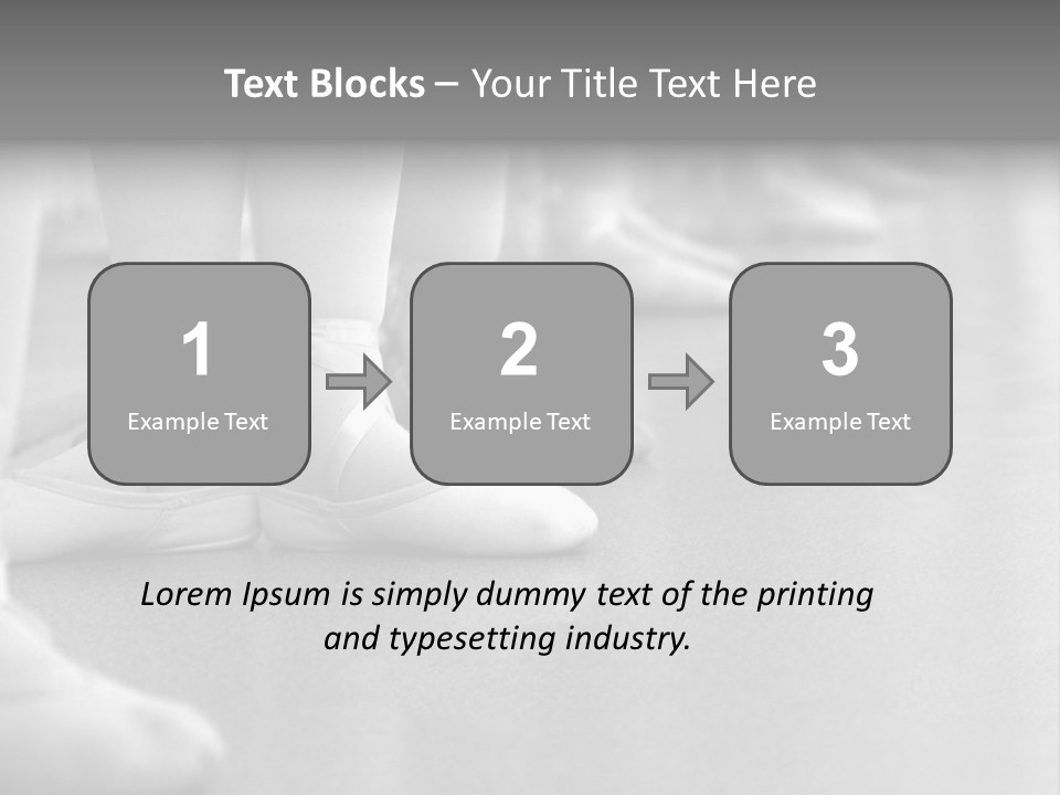 Ballet Human Practice PowerPoint Template