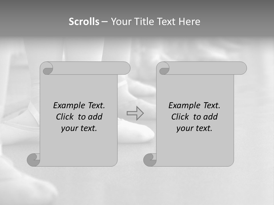 Ballet Human Practice PowerPoint Template