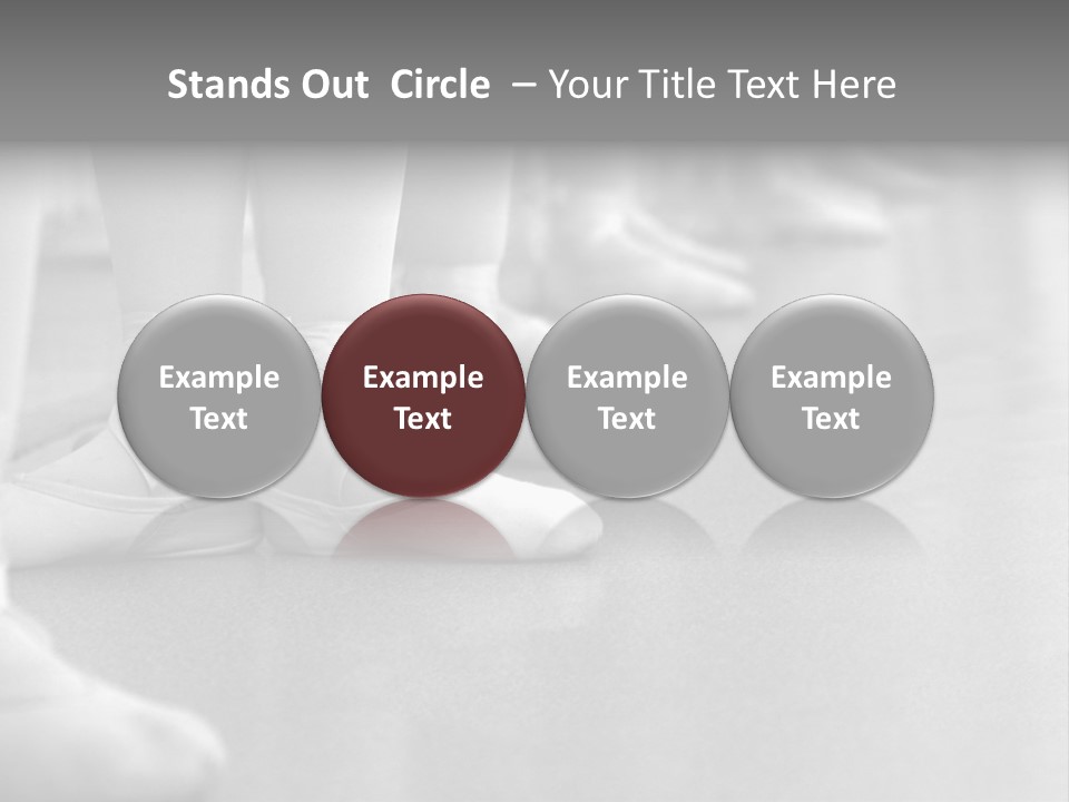 Ballet Human Practice PowerPoint Template