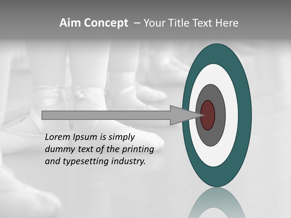 Ballet Human Practice PowerPoint Template