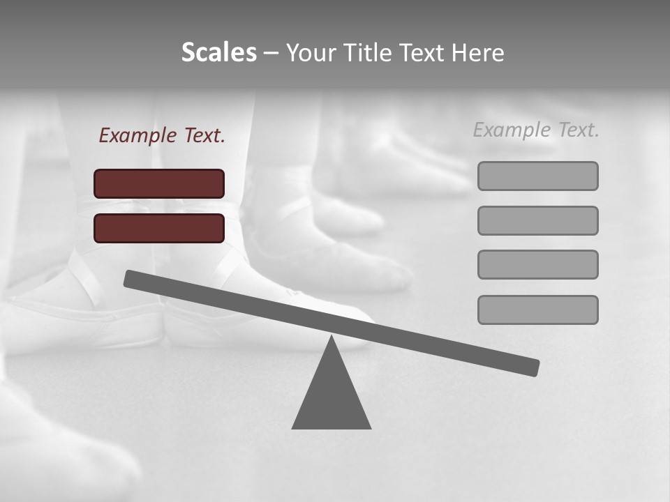 Ballet Human Practice PowerPoint Template