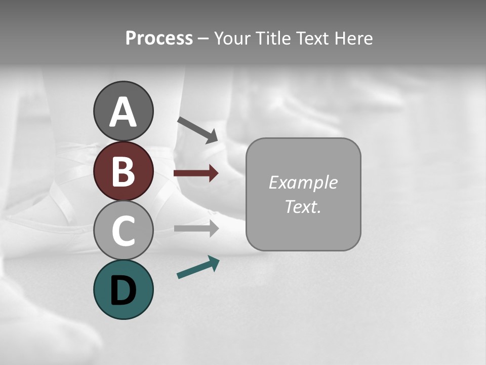 Ballet Human Practice PowerPoint Template