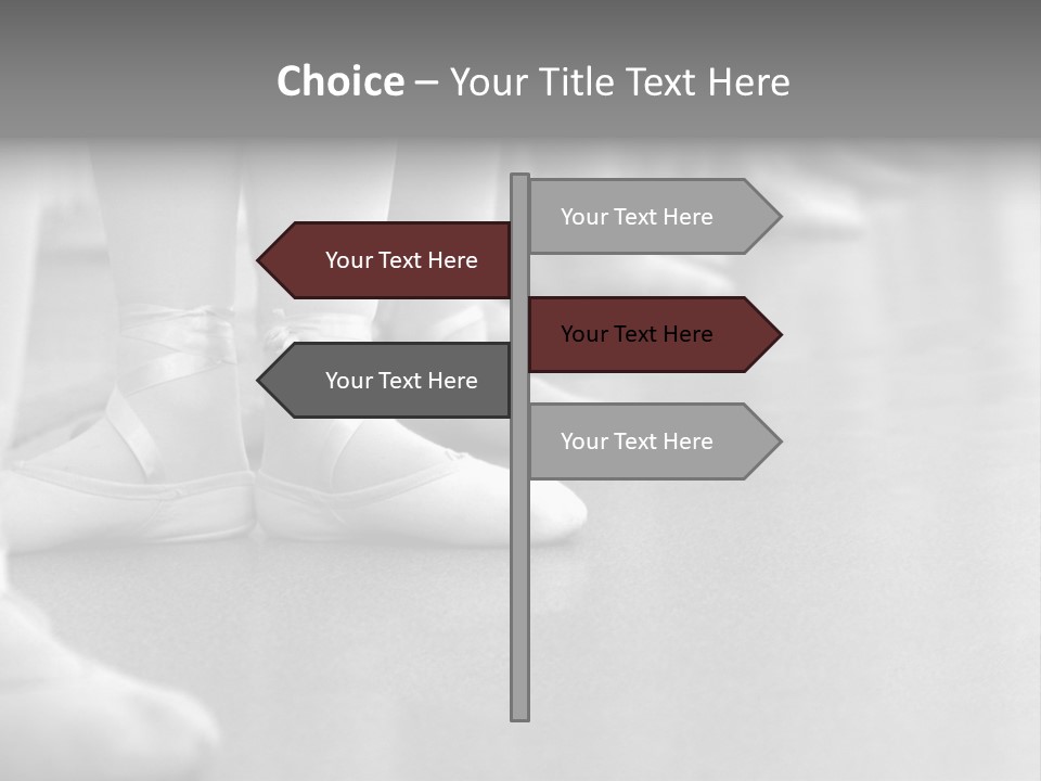 Ballet Human Practice PowerPoint Template