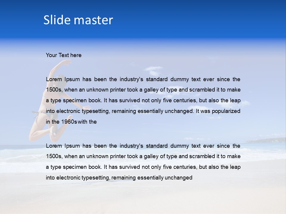 Indoor Railway Huge PowerPoint Template