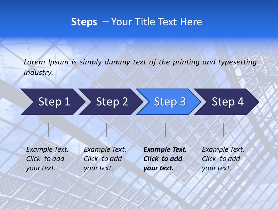 Indoor Railway Huge PowerPoint Template