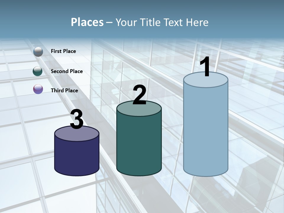 Glass Texture Frame PowerPoint Template