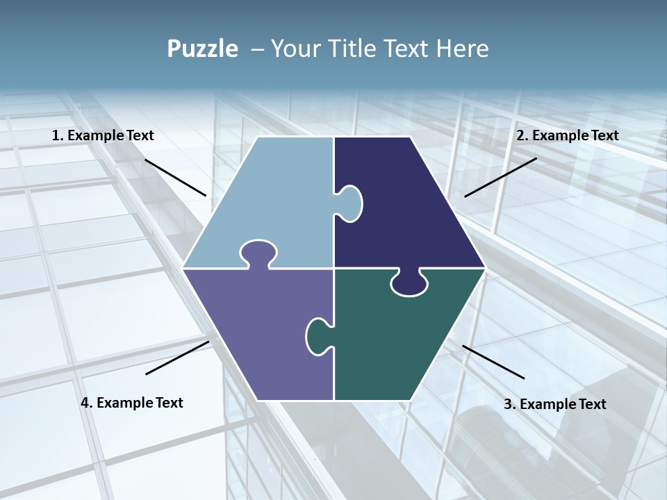 Glass Texture Frame PowerPoint Template